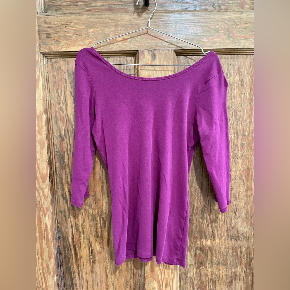 Victoria’s Secret Ruched Scoop Back Tee